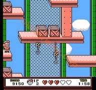 une photo d'Ã©cran de Pizza Pop sur Nintendo Nes